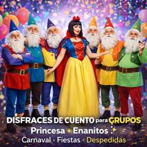 Disfraces de Blancanieves y los 7 enanitos