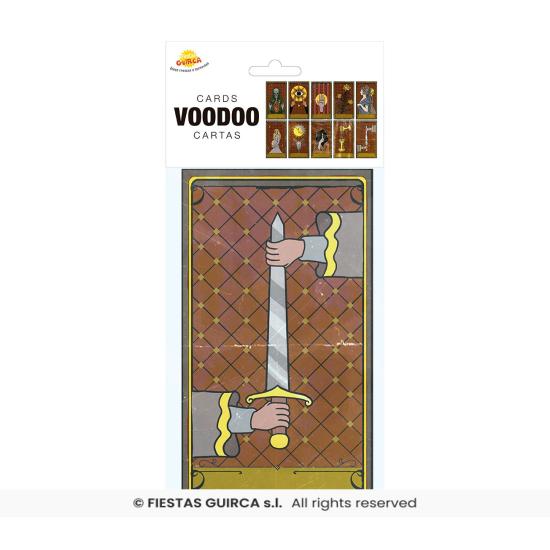 10 cartas voodoo de 11x20 cms disfraces de Zingara o Vidente