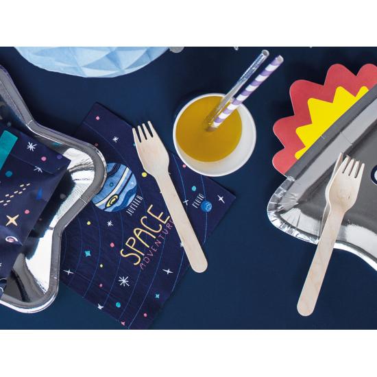 18 cubiertos de madera - Woodland