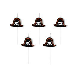 5 velas para fiesta pirata - Pirates Party