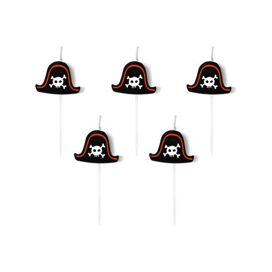 5 velas para fiesta pirata - Pirates Party