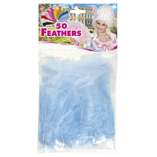 50 Plumas Adulto Unisex, Brasileños, Carnaval Brasileño, Fiestas Temáticas, 10 Cm Aprox.