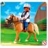 5109 Haflinger con Establo Verde y Beis PLAYMOBIL