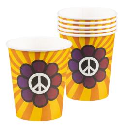 6 Vasos Fiesta Hippie 25cl