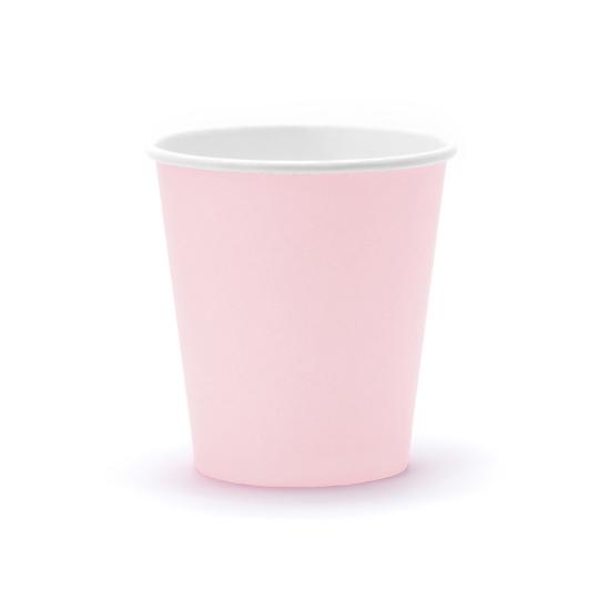 6 vasos rosas de papel - Sweets Collection