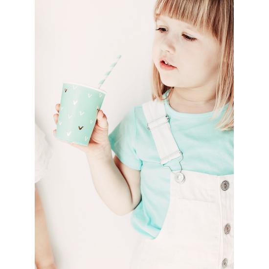 6 vasos verdes - Llama Party