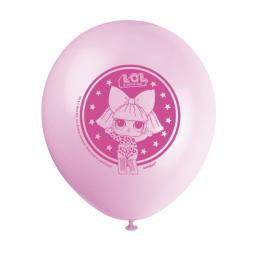 8 globos de látex LOL Surprise (47cm) - LOL Friends