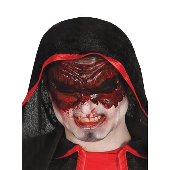 Antifaz de látex de monstruo sin ojos