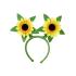 Diadema con girasoles ^