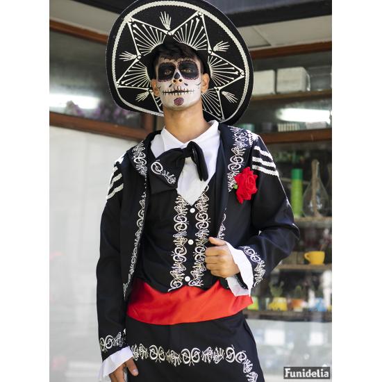 Disfraz Día de los Muertos señor Bones hombre