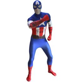 Disfraz de Capitán América Morphsuit