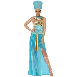 Disfraz de diosa Nefertiti egipcia para mujer