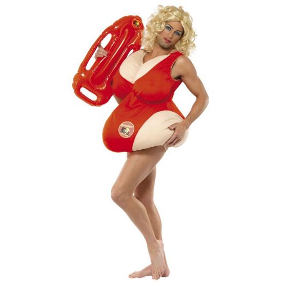 Disfraz de mujer socorrista para hombre - Los Vigilantes de la Playa