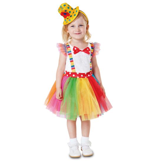 Disfraz de payasita tutú para bebé