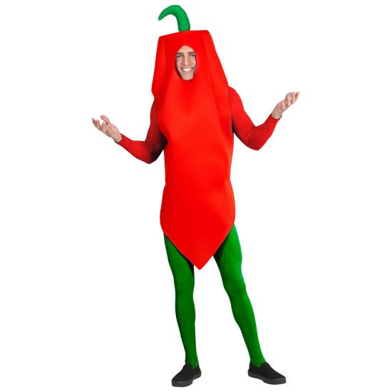 Disfraz Pimiento Rojo para adulto unisex