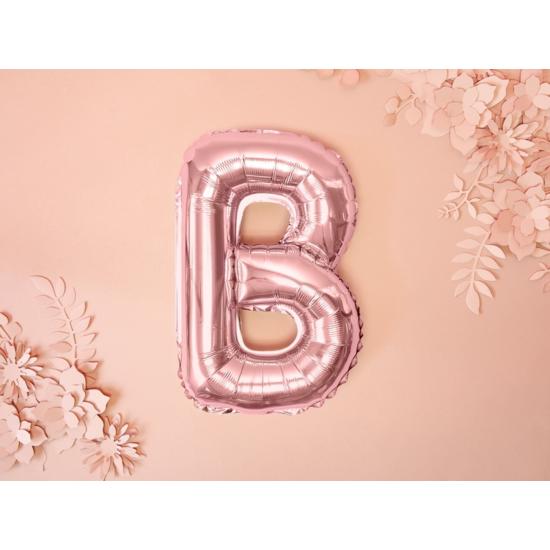 Globo foil letra B oro rosa (35 cm)