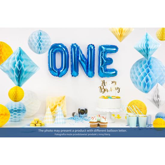 Globo foil letra C azul