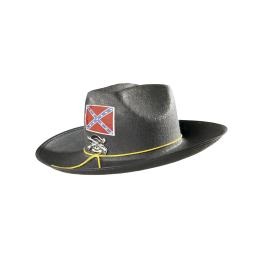 Sombrero de confederado americano para hombre