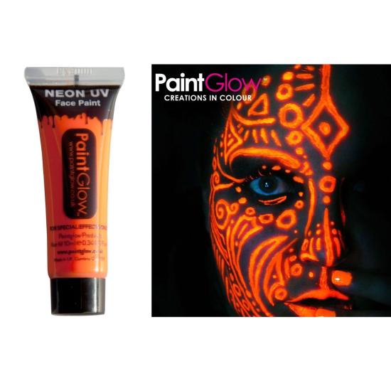 Maquillaje Facial & Cuerpo Fluorescente Oscuridad Verde