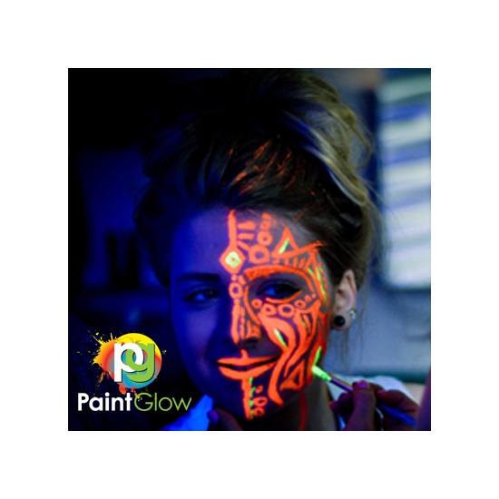 Maquillaje Facial & Cuerpo Fluorescente Oscuridad Verde