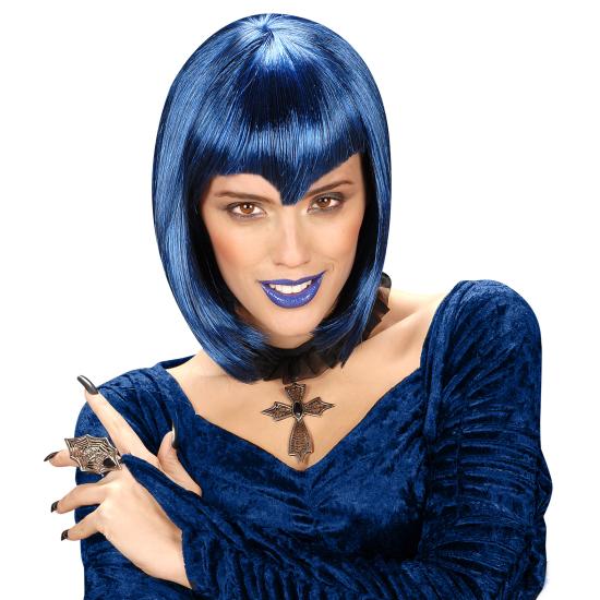 Anillo Gótico Araña y Telaraña  Piedra Negra.