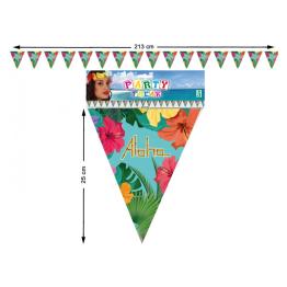 Banderines Fiestas Hawainas Aloha 213 cms