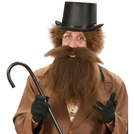 Barba con Bigote Personajes Castaña.