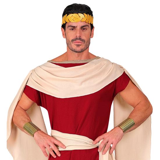 Brazalete Metálico Dorado con Tachuelas | Accesorio para Disfraz Egipcio, Romano o Griego – Widmann