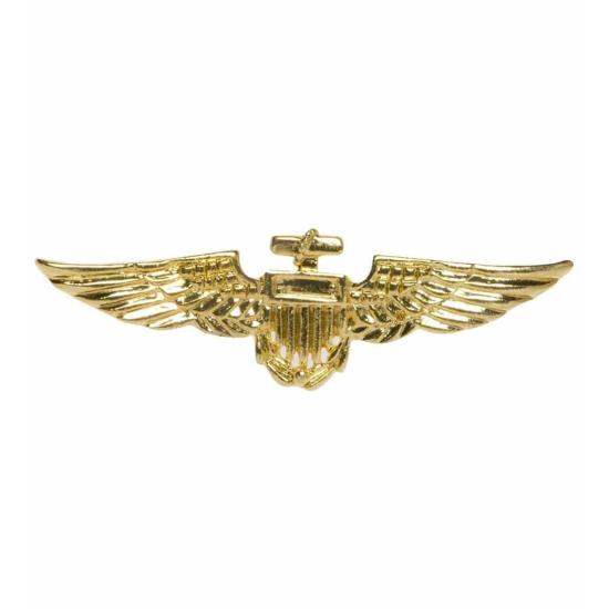Broche de Aviador Dorado.