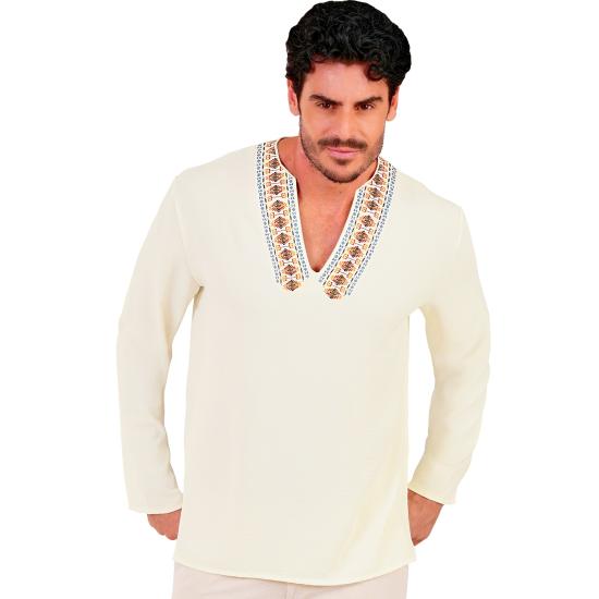 Camisa Hippie para Hombre - Estilo Años 60 y 70