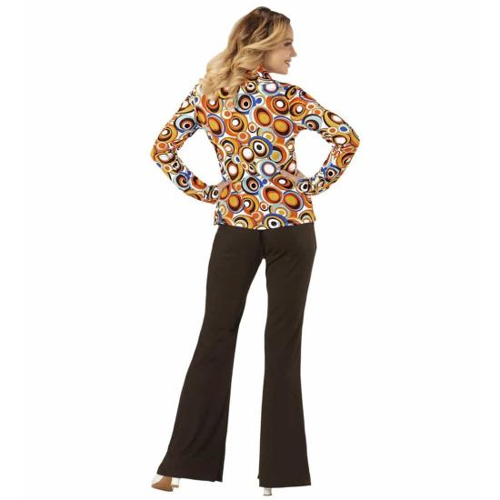 Camisa Mujer Años 70 Bubbles.*