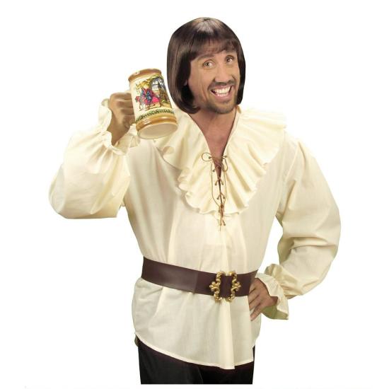 Camisa Pirata & Renacentista Beige de hombre .