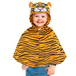 Capa-poncho de Tigre para bebé (talla 98, 1-2 años)