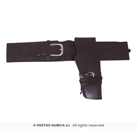 Cartuchera Negra de piel para adulto **