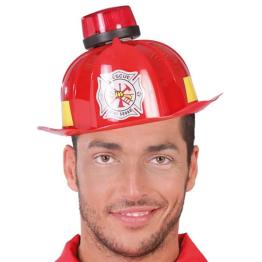 Casco Bombero con Luz y Sonido