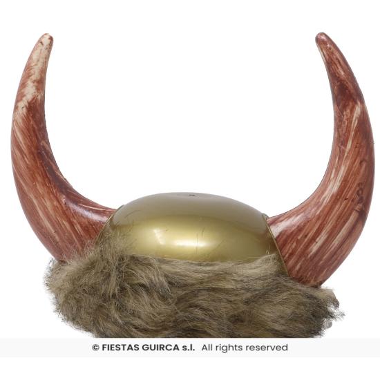 Casco Vikingo con Piel – Sombrero Medieval con Cuernos