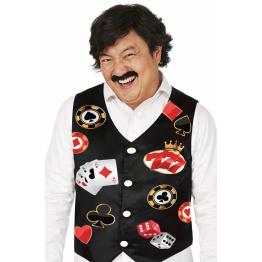 Chaleco Póker Talla Única para Disfraces