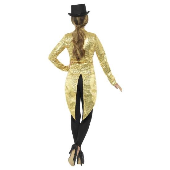 Chaqueta Lentejuelas Dorada adulta