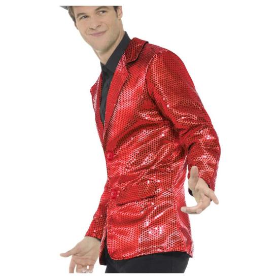 Chaqueta Lentejuelas Roja  adulto