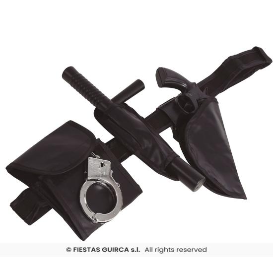 Cinturón disfraz de policía