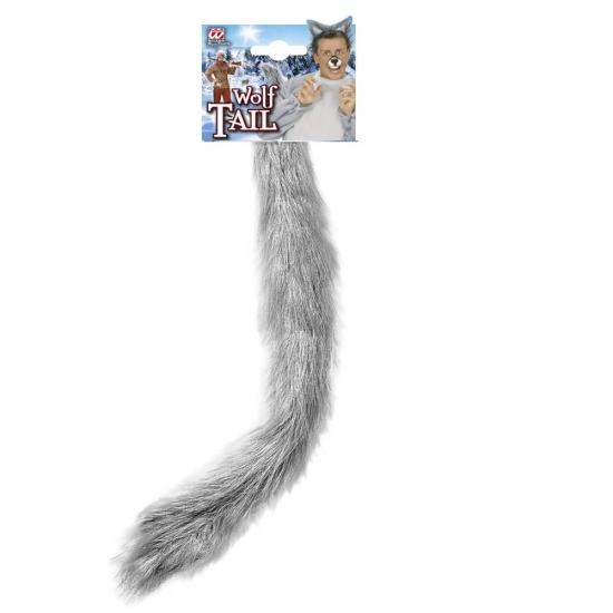 Cola de lobo peluche moldeable disfraz