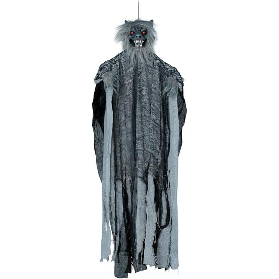 Colgante Hombre Lobo con Luz, Sonido y Movimiento 120 cm – Decoración de Halloween