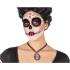 Collar Catrina Día de los Muertos con Medallón de Calavera