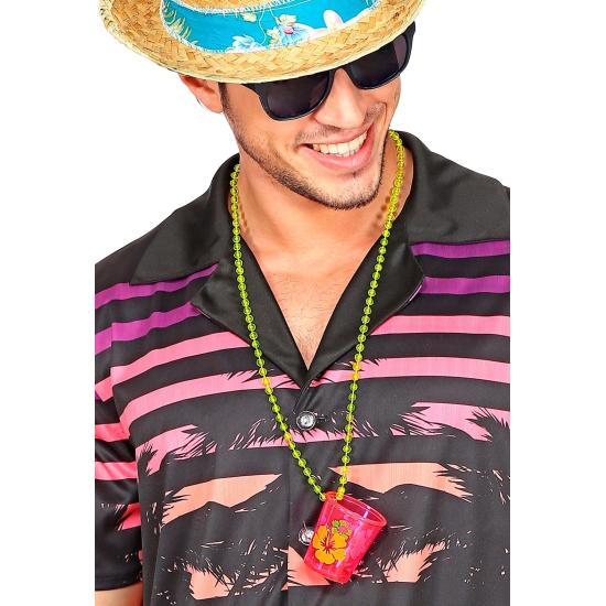 Collar de Bolas con Vaso de chupito Hawaiano