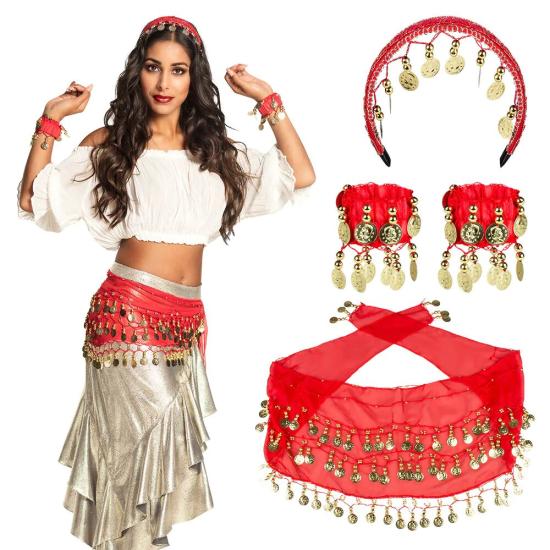 Conjunto Zingara o danza del vientre rojo