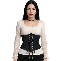 Corset para Mujer Adulta – Talla Única Negro