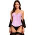 Corset Rosa de Mujer – Top de Disfraz para Princesas, Marquesas y Fiestas de Carnaval