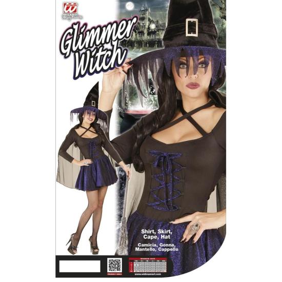 Disfraz adulto Bruja Glimmer Lilla ^