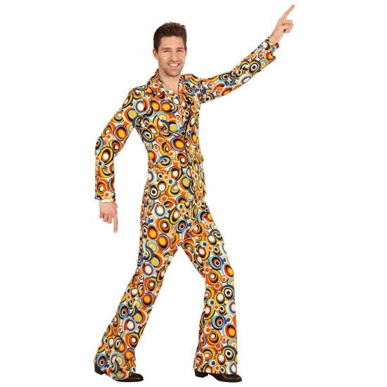 Disfraz  Disco de los Años 70 Circulos para Adulto