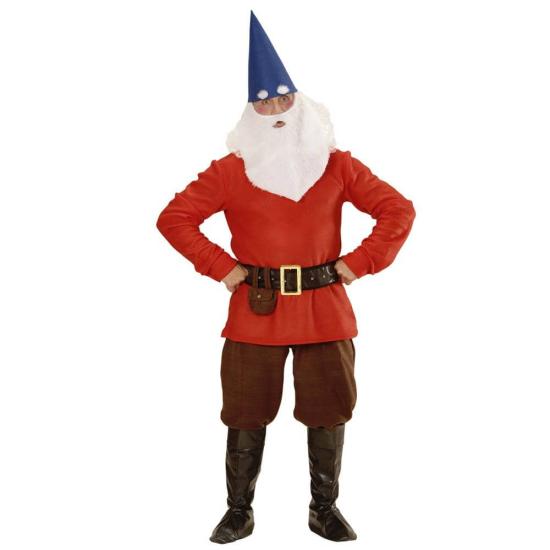 Disfraz  Enanito del Bosque Rojo para Adulto
